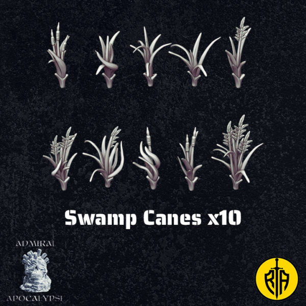 swamp canes x10_Admiral_Apocalypse_resinarmies.com_3dprinted_miniatures_store_resin_minis