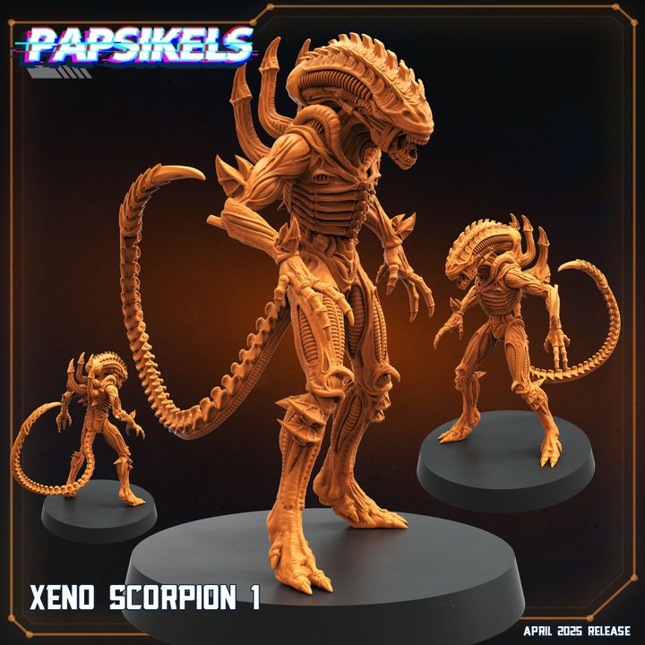 720X720-XENO_SCORPION_1_papsikels_miniatures_resinarmies.com_3dprinted_miniatures_store_resin_minis