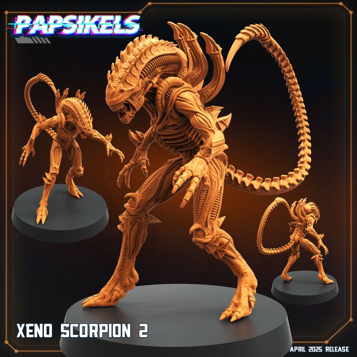 720X720-XENO_SCORPION_2_papsikels_miniatures_resinarmies.com_3dprinted_miniatures_store_resin_minis